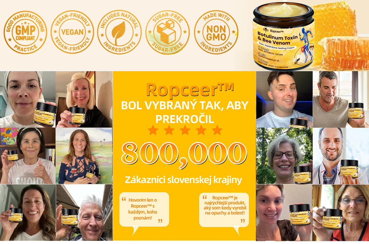 Ropceer™ hojivý krém na bolesť kostí s botulotoxínom a včelím jedom