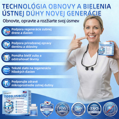 GаrаgеLіnе® 🦷 Tideglusib Rýchlo rozpustné pásiky na obnovu zubov a ďasien 💡💡(Podporujú regeneráciu zubov a pomáhajú zmierniť nepohodlie ďasien a bežné problémy ústnej dutiny)