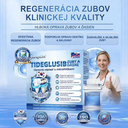 GаrаgеLіnе® 🦷 Tideglusib Rýchlo rozpustné pásiky na obnovu zubov a ďasien 💡💡(Podporujú regeneráciu zubov a pomáhajú zmierniť nepohodlie ďasien a bežné problémy ústnej dutiny)