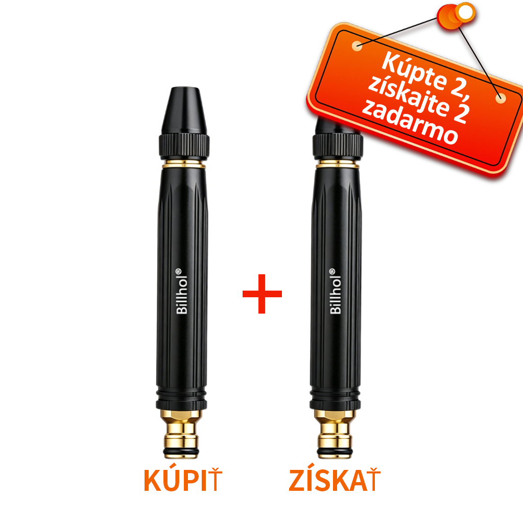 🔥 AKCIA: Iba 6,25 € za kus! 😮 Billhol®💦💦 Vysokotlaková pištoľ – Ideálna na umývanie auta a polievanie záhrady. 🚿🐶