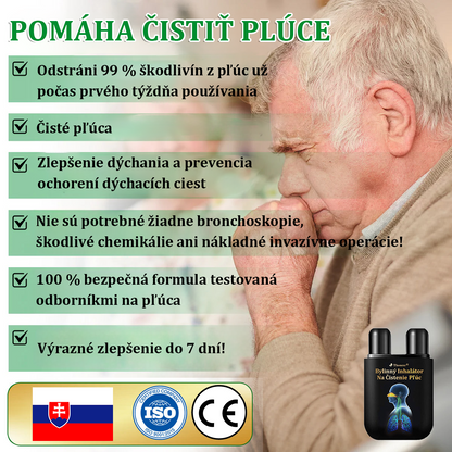 💝✅Oficiálny obchod::Thonesr® Bylinný Inhalátor Na Čistenie Pľúc🫁Schválené ŠÚKL(💝 Cough, wheezing, shortness of breath, sputum, stuffy nose, bronchitis, bronchitis, allergy symptoms, lung discomfort💝)