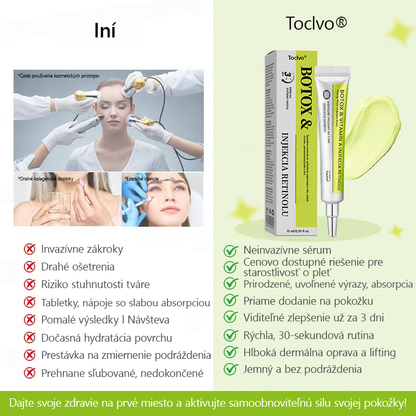 [🔥Last Day 70% OFF] Toclvo® Botox a vitamín A retinolová injekcia - Eraser for Deep Wrinkles, Sagging Jowls & Puffy Eyes