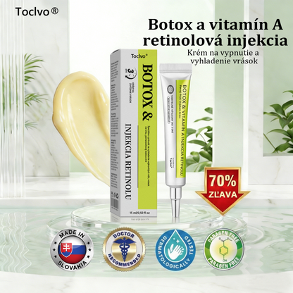 [🔥Last Day 70% OFF] Toclvo® Botox a vitamín A retinolová injekcia - Eraser for Deep Wrinkles, Sagging Jowls & Puffy Eyes