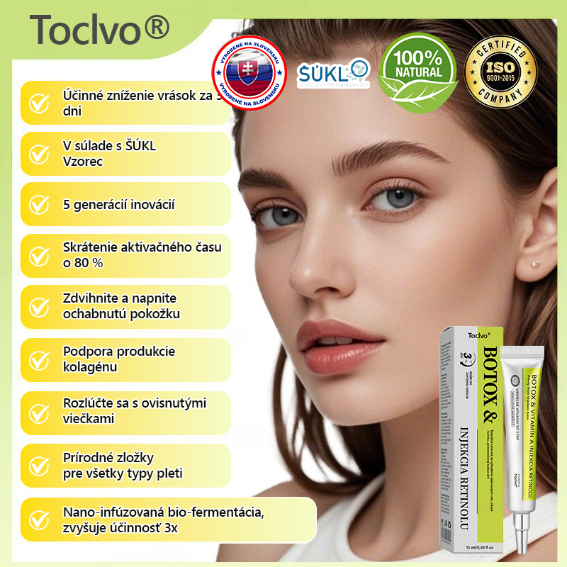 [🔥Last Day 70% OFF] Toclvo® Botox a vitamín A retinolová injekcia - Eraser for Deep Wrinkles, Sagging Jowls & Puffy Eyes