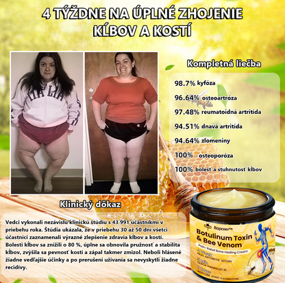 Ropceer™ hojivý krém na bolesť kostí s botulotoxínom a včelím jedom