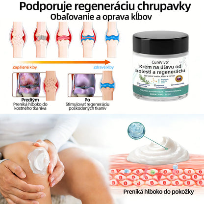 [Novoročná špeciálna ponuka] CureVivo® krém na zmiernenie bolesti a regeneráciu🤶Na bolesti svalov, kĺbov a nervov