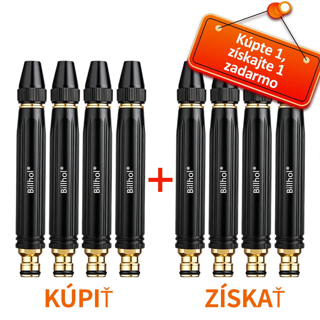 🔥 AKCIA: Iba 6,25 € za kus! 😮 Billhol®💦💦 Vysokotlaková pištoľ – Ideálna na umývanie auta a polievanie záhrady. 🚿🐶