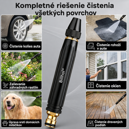 AKCIA: Iba 6,25 € za kus! 🛒 Billhol®🚚 Vysokotlaková pištoľ – Ideálna na umývanie auta a polievanie záhrady. 🚿💦