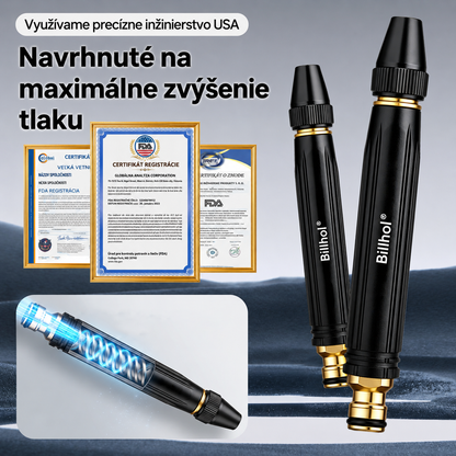AKCIA: Iba 6,25 € za kus! 🛒 Billhol®🚚 Vysokotlaková pištoľ – Ideálna na umývanie auta a polievanie záhrady. 🚿💦