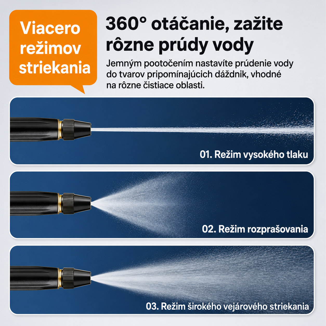 AKCIA: Iba 6,25 € za kus! 🛒 Billhol®🚚 Vysokotlaková pištoľ – Ideálna na umývanie auta a polievanie záhrady. 🚿💦